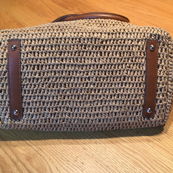 Ralph Lauren straw satchel - Picture 2 of 7